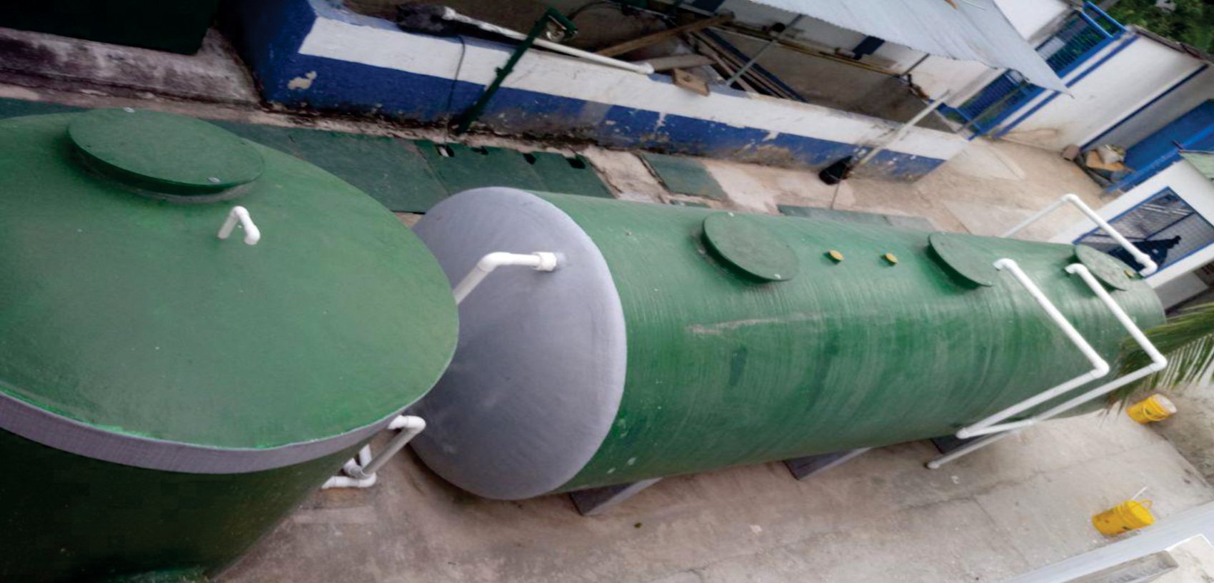 Reactor aerobio y filtro tipo pistón