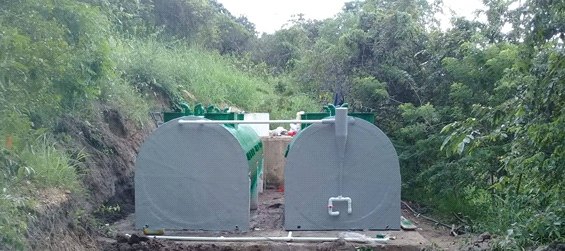 Dos trenes de tratamiento
